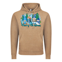 Vintage Coffee merry christmas snowman gnomes Vintage Hoodie - Zillion Design Studio