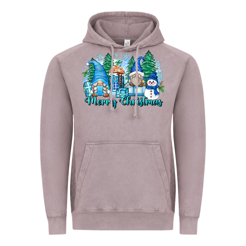 Merry Christmas Snowman Gnomes Vintage Hoodie by Zillion Design Studio | Teevron