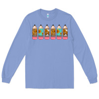 Colony Blue western teacher pencils 16oz libbey glass Long Sleeve Tee - HRA Design Shop