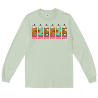Matcha western teacher pencils 16oz libbey glass Long Sleeve Tee - HRA Design Shop