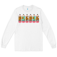 White western teacher pencils 16oz libbey glass Long Sleeve Tee - HRA Design Shop