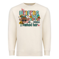 Sandshell heifers be trippin' Premium Sweatshirt - MaliasSmallBusiness