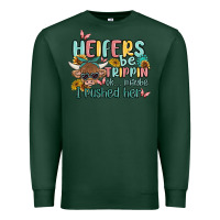 Sports Green heifers be trippin' Premium Sweatshirt - MaliasSmallBusiness