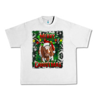 Lunar Rock merry christmas longhorn cow Urban Heavy Tee - RanaPortraitStore