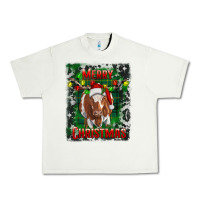 Pistachio merry christmas longhorn cow Urban Heavy Tee - RanaPortraitStore