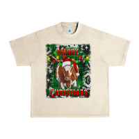 Sandshell merry christmas longhorn cow Urban Heavy Tee - RanaPortraitStore