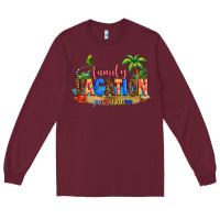 Burgundy Punta Cana family vacation Long Sleeve Tee - AdoDesignShop