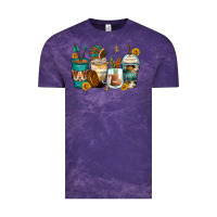 Cloud Purple indian headdress coffee cups Vintage Tee - Zillion Design Studio