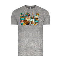 Cloud Rock indian headdress coffee cups Vintage Tee - Zillion Design Studio