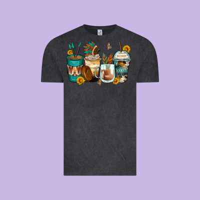 Indian Headdress Coffee Cups Vintage Tee Designed By Zillion Design Studio
