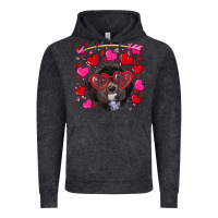 Vintage Black Valentine's day havanese dog Vintage Hoodie - RanaPortraitStore