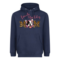 Navy french bulldog mom Heavyweight Hoodie - Jasminsmagicworld