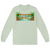 Western Teacher Off Duty 16oz Libbey Glass Long Sleeve Tee | Teevron
