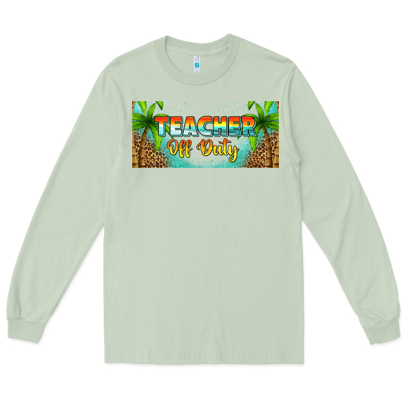 Western Teacher Off Duty 16oz Libbey Glass Long Sleeve Tee by HRA Design Shop | Teevron