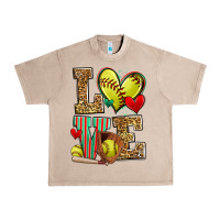 French Oak love softball Urban Heavy Tee - Zillion Design Studio