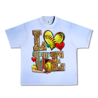 Grape Ice love softball Urban Heavy Tee - Zillion Design Studio