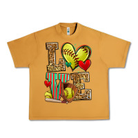 Peanut Butter love softball Urban Heavy Tee - Zillion Design Studio