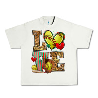 Pistachio love softball Urban Heavy Tee - Zillion Design Studio