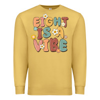 Antique Gold eight is a vibe Premium Sweatshirt - MaliasSmallBusiness