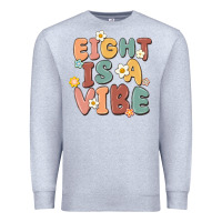 Heather Grey eight is a vibe Premium Sweatshirt - MaliasSmallBusiness