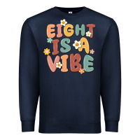 Navy eight is a vibe Premium Sweatshirt - MaliasSmallBusiness