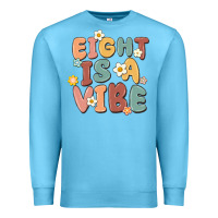 Ocean Blue eight is a vibe Premium Sweatshirt - MaliasSmallBusiness