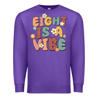 Purple eight is a vibe Premium Sweatshirt - MaliasSmallBusiness