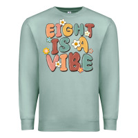 Seafoam eight is a vibe Premium Sweatshirt - MaliasSmallBusiness