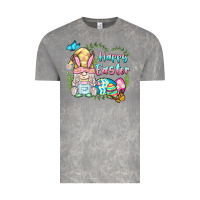 Cloud Rock happy easter bunny gnome Vintage Tee - BarkalooDesign