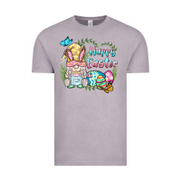 Vintage Zinc happy easter bunny gnome Vintage Tee - BarkalooDesign