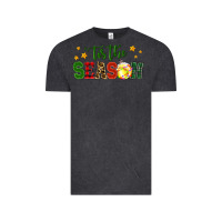 Vintage Black 'tis the season softball christmas Vintage Tee - RanaPortraitStore