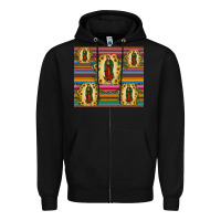 Black our lady of guadalupe tumbler Zipper Hoodie - JahusDesignShop