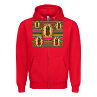 Red our lady of guadalupe tumbler Zipper Hoodie - JahusDesignShop