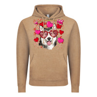 Vintage Coffee Valentine's day husky Vintage Hoodie - RanaPortraitStore
