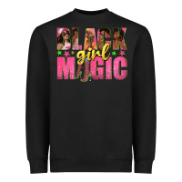 Black black girl magic with afro black women Heavyweight Sweatshirt - texasbilliewilder