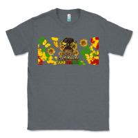 Charcoal Heather celebrate juneteenth libbey glass Classic Tee - HRA Design Shop