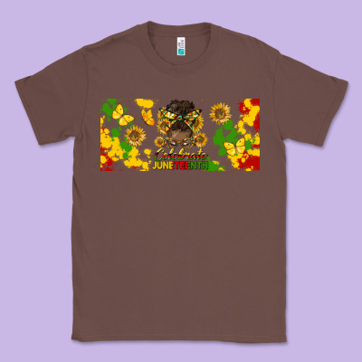 Celebrate Juneteenth Libbey Glass Classic Tee Designed By Hra Design Shop