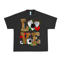Pigment Black love soccer Urban Heavy Tee - Zillion Design Studio