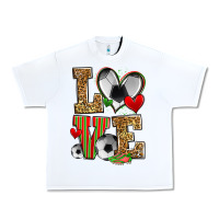 White love soccer Urban Heavy Tee - Zillion Design Studio