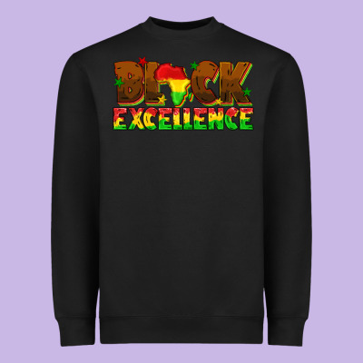 Heavyweight Sweatshirt black excellence juneteenth