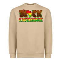 Mushroom black excellence juneteenth Heavyweight Sweatshirt - texasbilliewilder