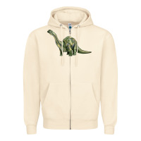 Sandshell dinosaur brontosaurus Zipper Hoodie - Artiststas