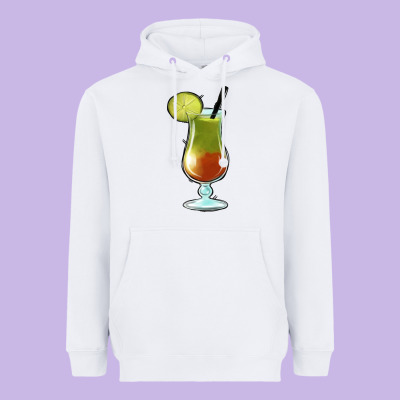 Margarita Glass Heavyweight Hoodie Designed By Jasminsmagicworld