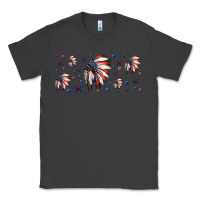 Smoke patriotic native American headdress 16oz libbey cup Classic Tee - HRA Design Shop