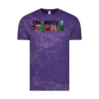 Cloud Purple one merry teacher Vintage Tee - RanaPortraitStore