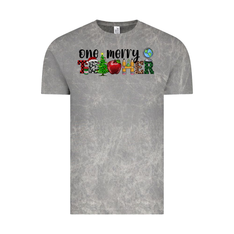 One Merry Teacher Vintage Tee by RanaPortraitStore | Teevron