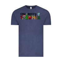 Vintage Denim one merry teacher Vintage Tee - RanaPortraitStore