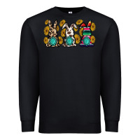 Black western bunny Premium Sweatshirt - MaliasSmallBusiness