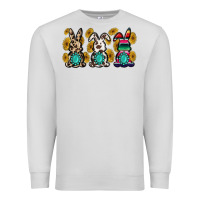 Dove Grey western bunny Premium Sweatshirt - MaliasSmallBusiness