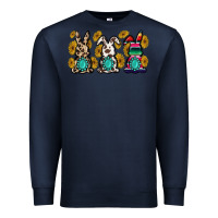 Navy western bunny Premium Sweatshirt - MaliasSmallBusiness